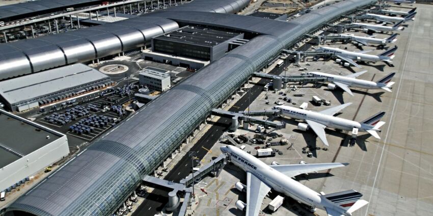 Taxi en partance de l'aéroport d'Orly